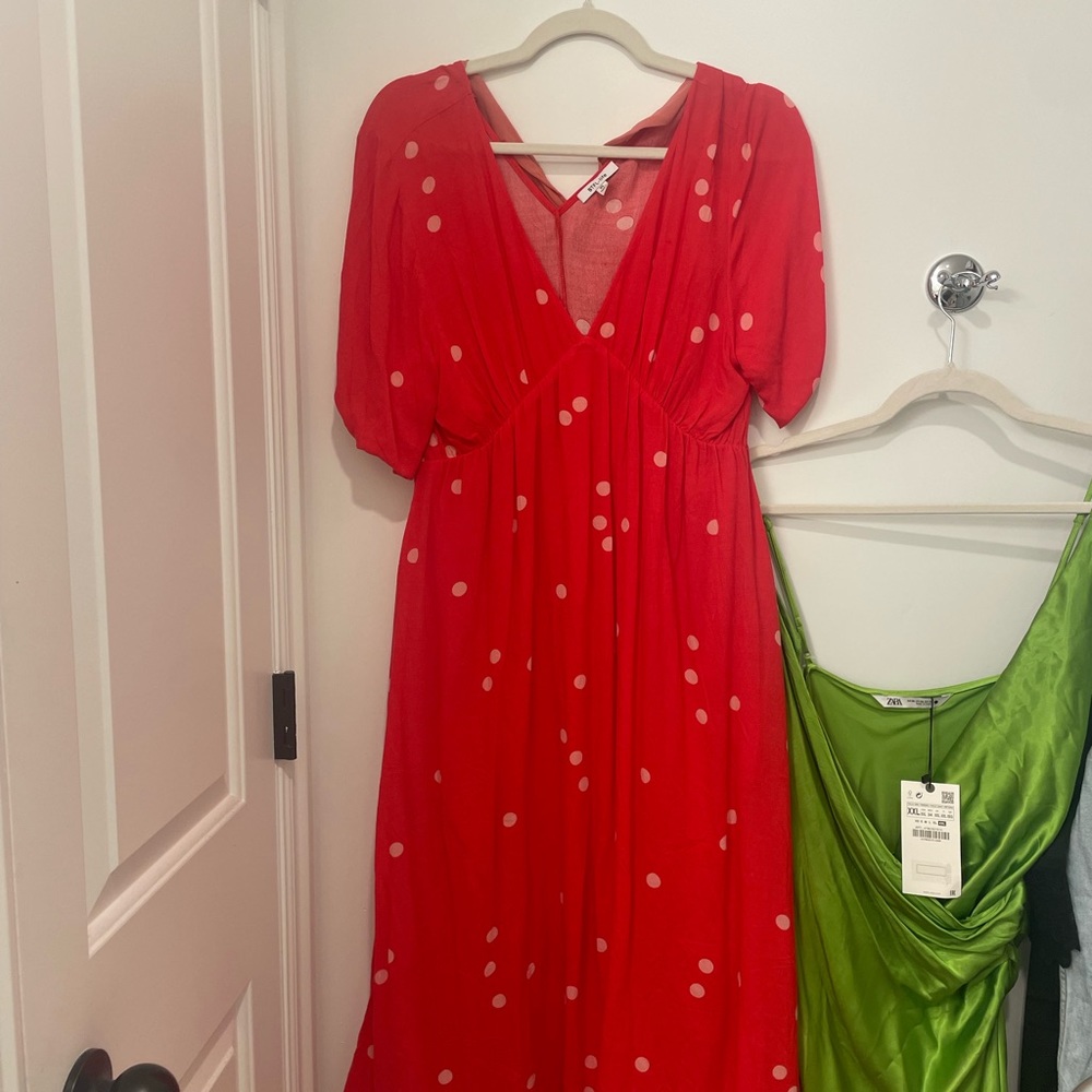 Nordstroms dress with bow in the back. ❤️💖